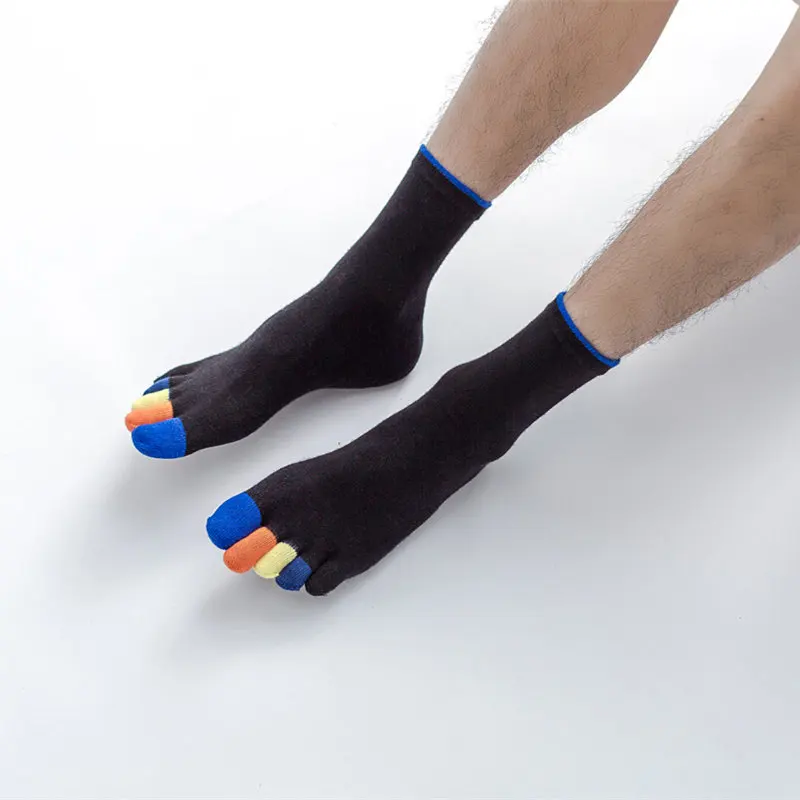 Men's Five Finger Socks Colorful Men Toe Socks Comfortable Mens Gifts