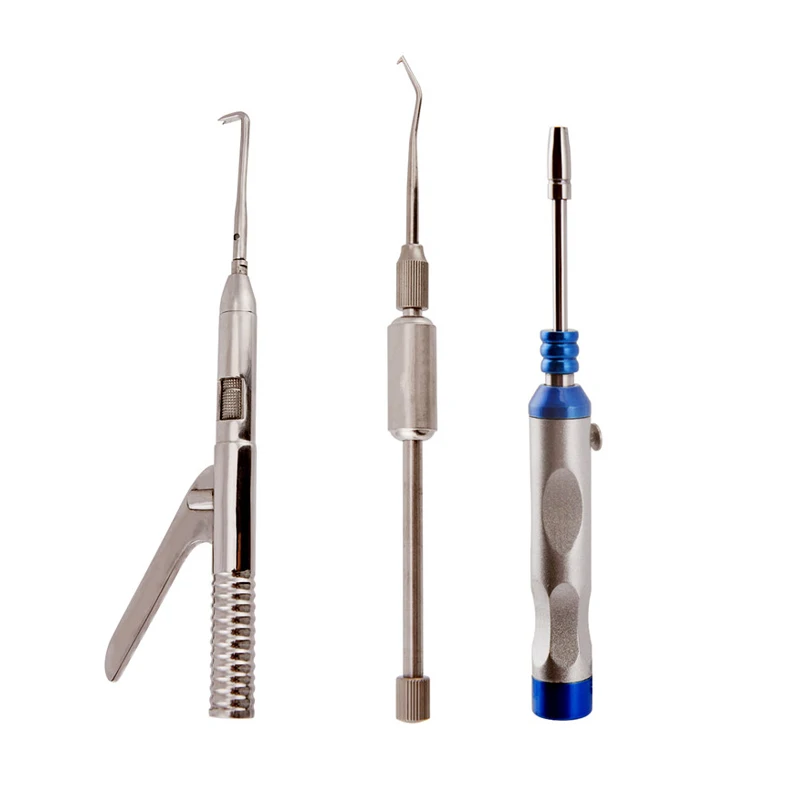 Dental automatyczny/ręczny przyrząd do usuwania koron zębów regulowany 4 zmiany przyrząd do usuwania koron laboratorium ze stali nierdzewnej narzędzie do przywracania zębów