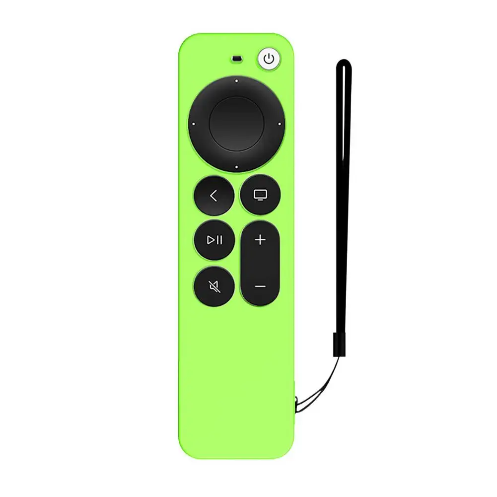 New Remote Slicone Cover Case For Apple TV 4K 2021 Remote Control Covers Case Soft Silicone Waterproof Protective Skin Case