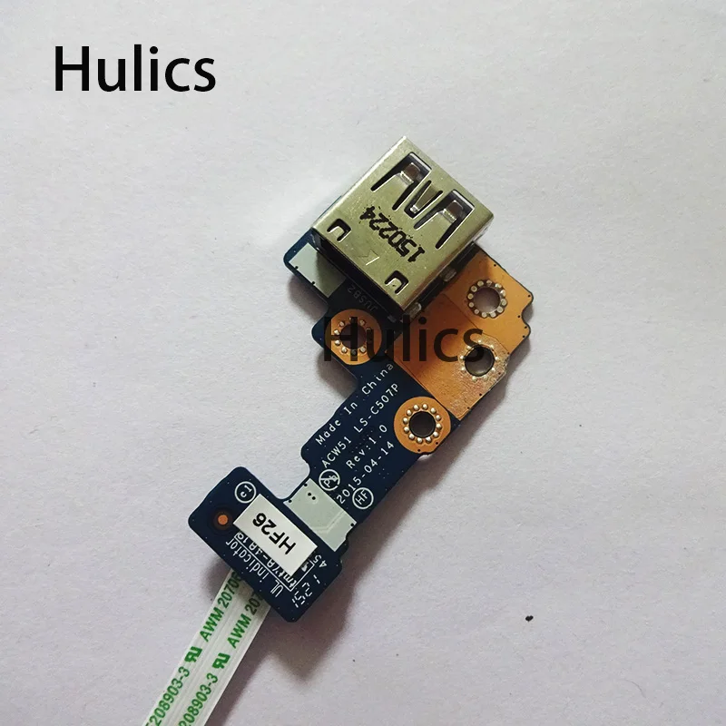 Hulics Used Laptop USB Board For HP ENVY M6-P M6-P113DX  Interface  ACW51 LS-C507P