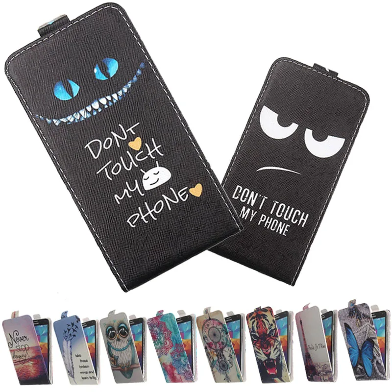 For Microsoft Lumia 650 430 435 532 540 550 640 950 Dual SIM XL Phone case Painted Flip PU Leather Holder protector Cover