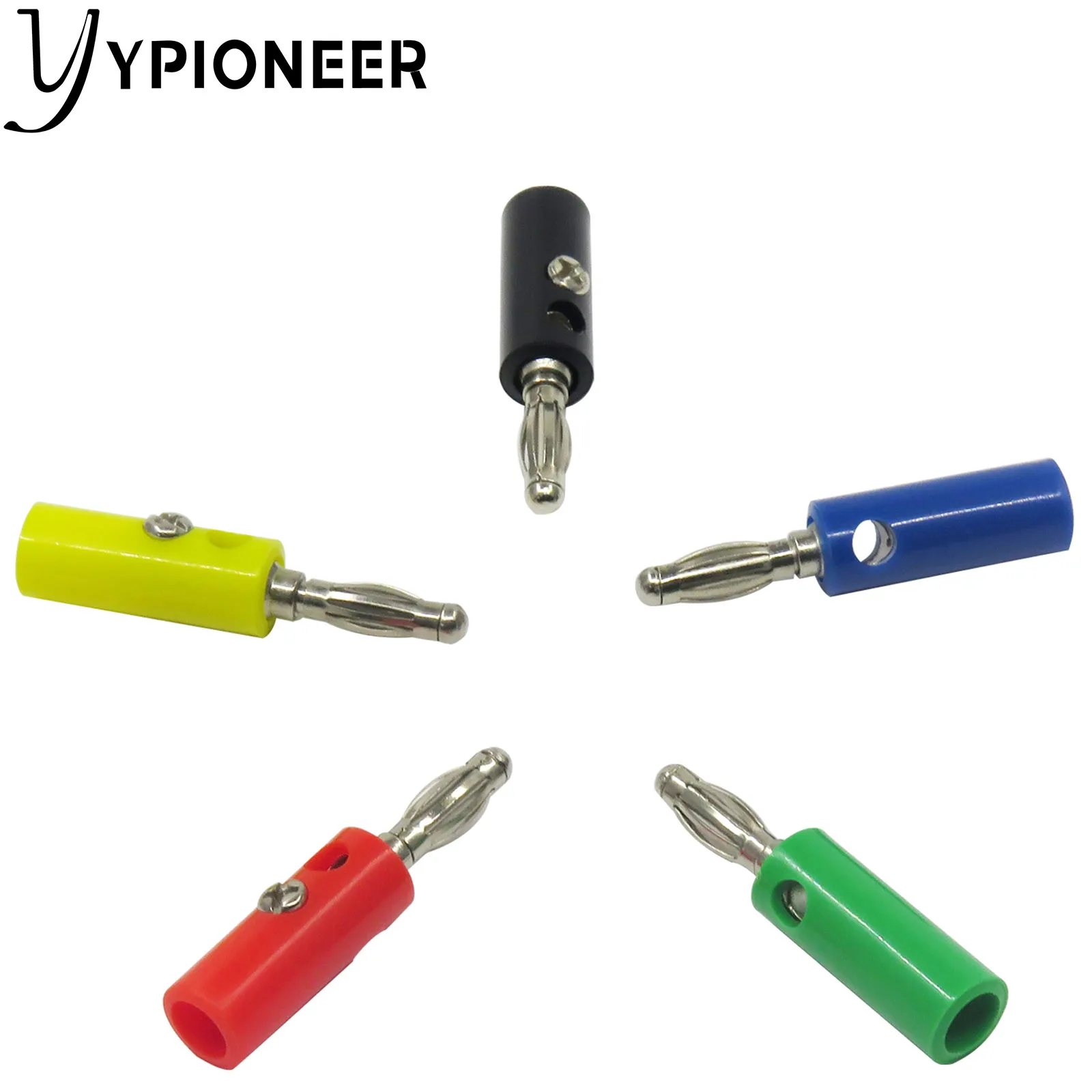 YPioneer P3003 10PCS 4mm adattatore per connettore a spina a Banana tipo a vite per prove elettriche