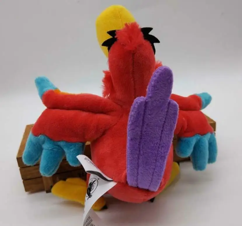 Authentic New IAGO PLUSH Aladdin Parks Soft Toy Parrot  BIRD 2019