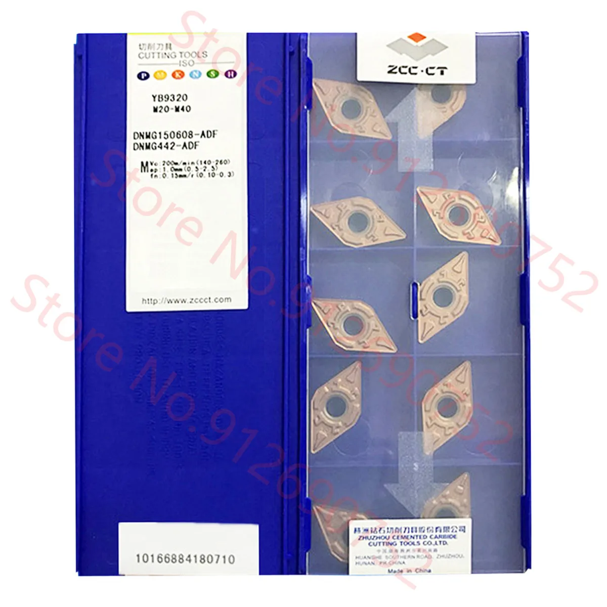 

ZCC.CT DNMG150404 DNMG150408 DNMG150604 DNMG150608 DNMG150612 YB9320 Carbide Insert DNMG Inserts