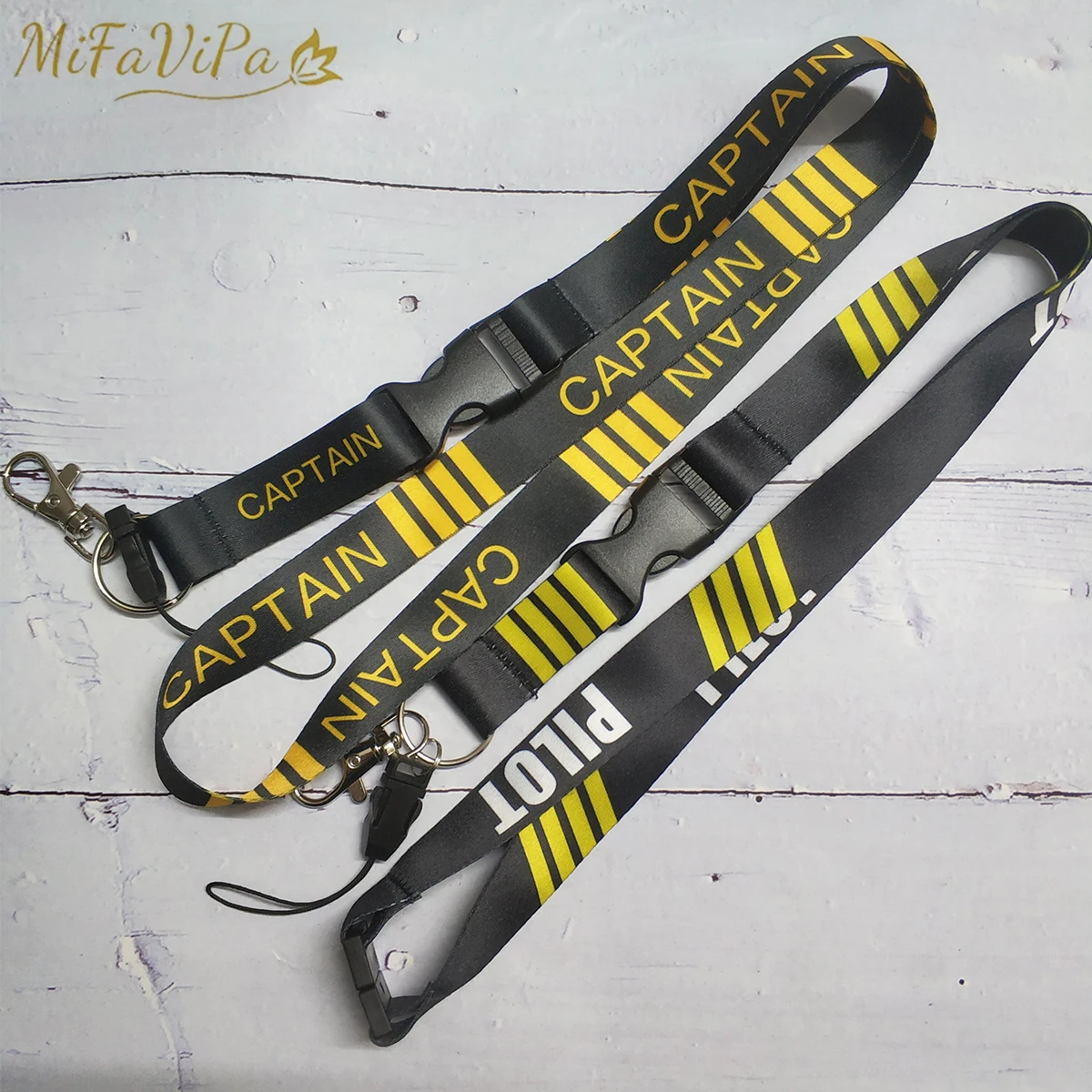 MiFaViPa Polyester Aviation Lanyards Boeing Neck Strap Chaveiro Key Chain Boeing llavero Lanyard Keychain for ID Card Pilot Gift