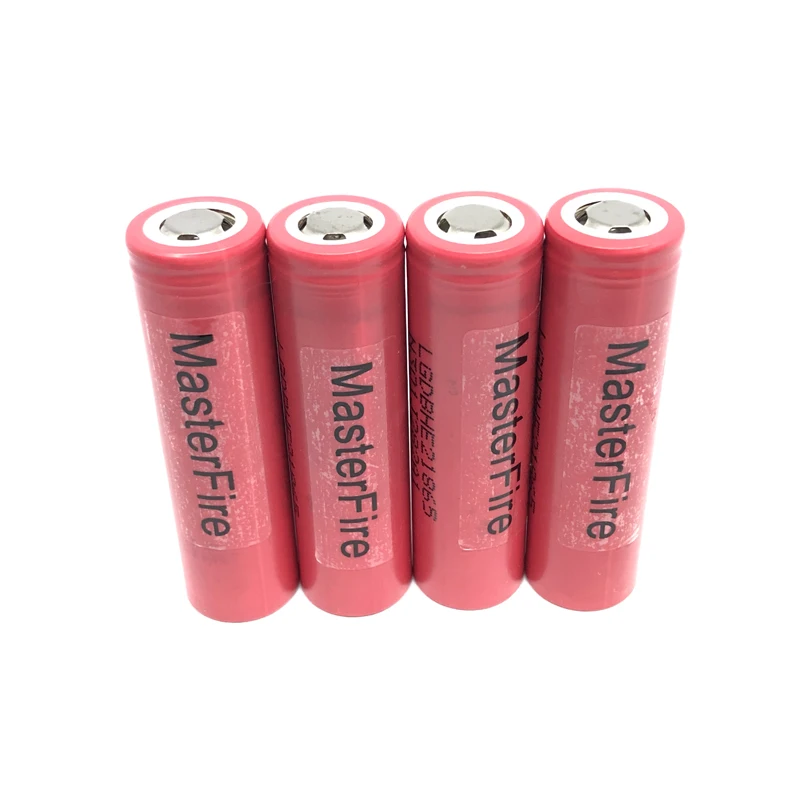 MasterFire ICR18650 HE2 18650 2500mAh continuous 20A pulse 35A discharge battery rechargeable electrical tool lithium batteries
