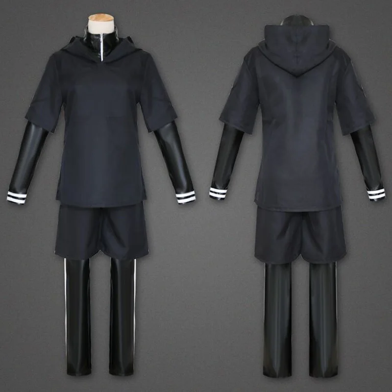 Anime Kaneki Ken Cosplay Costume Tokyo Ghoul Mask And Wigs Sasaki Haise Uniform Full Sets Halloween Party Costumes Adults