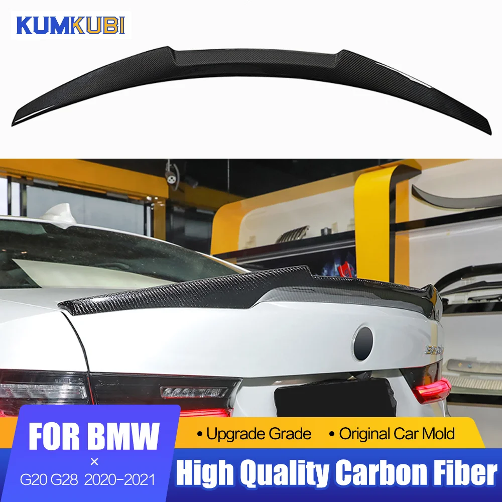 

M4 Style Spoiler For BMW 3 Series G20 G28 320 325 328 Carbon Fiber Trunk Lid Spoiler Wings For BMW G20 G28 Spoiler 2020 2021