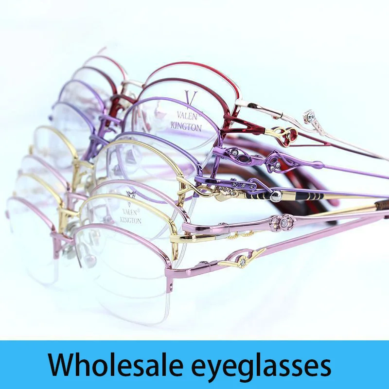 

Cubojue Wholesale Eyeglasses Frame Men Women Sale Bulk 3 Pcs/lot Retail Glasses Man Metal Alloy High Quality