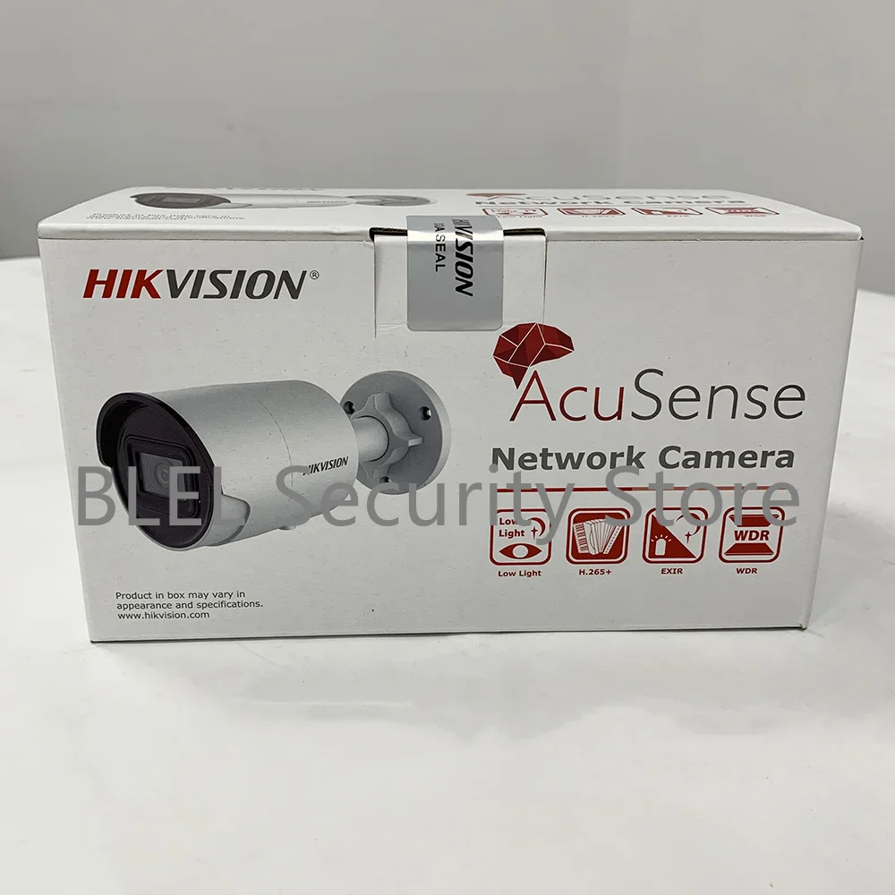 Original Hikvision AcuSense DS-2CD2066G2-I 6 MP AcuSense Powered-by-DarkFighter Fixed Mini Bullet Network Camera