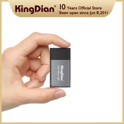 Kingdian 외장 솔리드 스테이트 드라이브, 휴대용 SSD C타입-USB3.0, AHCI 프로토콜, 400 MB/S, 1TB, 120GB, 250GB, 500GB