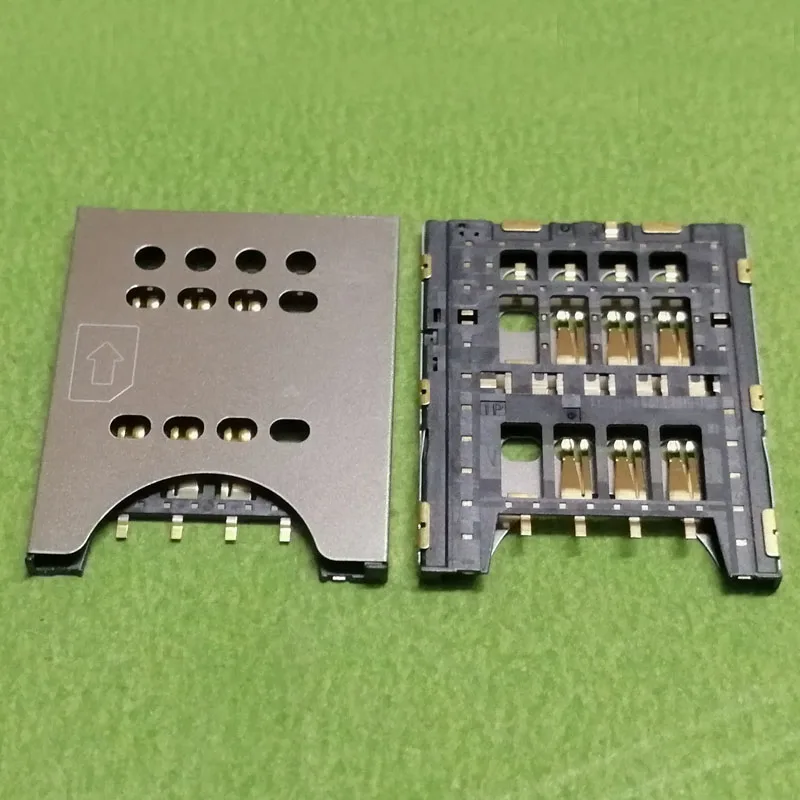 2pcs Sim Card Socket Reader Tray Slot Repair Replacement for SONY MT27 MT27I MK16 ST18i ST26i MK16i ST26 ST23 Coolpad 5951 8730L