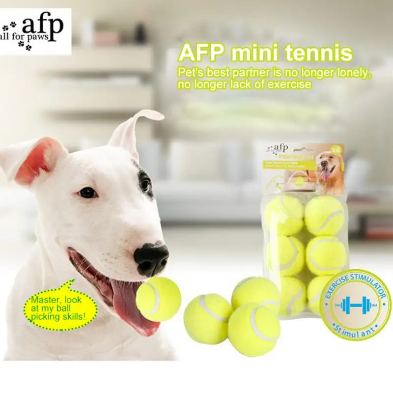 Mini Tennis Ball Dog Chew Toy Pet Tennis Launcher Dog Bite Ball Dog Serve Machine Ball Pet Toy Elastic Tennis Throw Machine