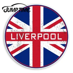 Jump Time Liverpool England Vinyl Stickers - UK Flag Sticker LuggageWaterproof Car Decal Trunk Car Accessories