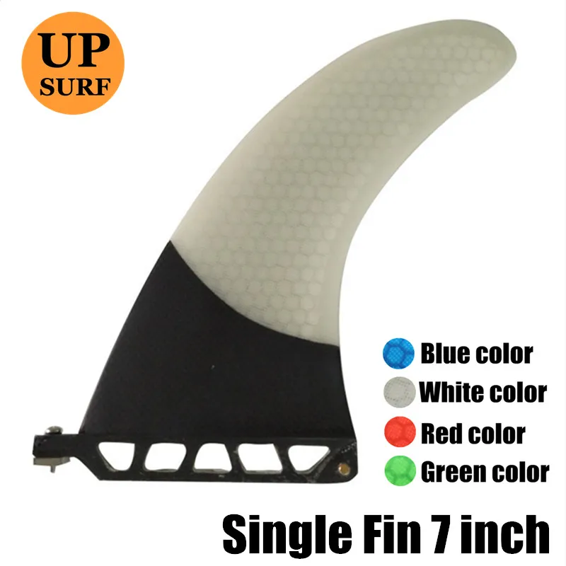 

Surfboard Longboard Fins Single Fin 7 inch White/Green/Red/Blue Color Surf Fin Surfboard Fin 7 inch Single Fin