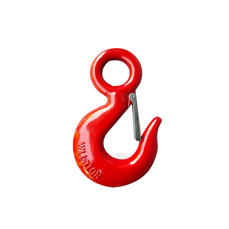 5t Crane Rigging Hook Heavy Lifting Hook Container Hook Alloy Steel Forged Locking Hook Handling Hook