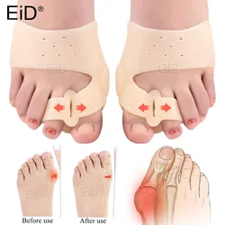 Magnetic therapy Silicone Gel Toes Separator Bunion Bone Ectropion Adjuster Toes Outer Foot Care Hallux Valgus Corrector Unisex