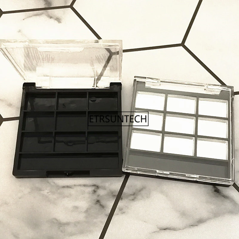 100pcs Empty Make-up Palette DIY Eye Shadow Pigment Tray Holder Box Case Eyeshadow Tool F3815