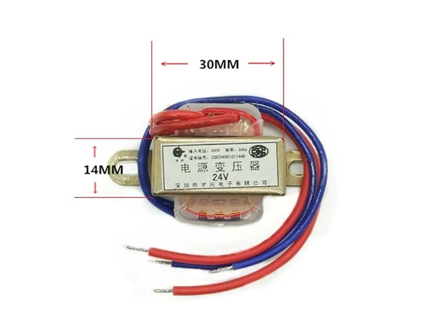 Ei28 Leistungs transformator, 1W, Eingangs spannung Wechselstrom 220V, 50Hz Ausgangs spannung einfach, Doppel-Wechselstrom, 6V, 9V, 12V, 15V, 18V, 24V, kupfer kern