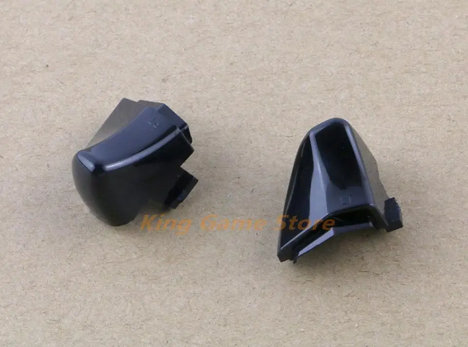 2pcs=1set black Repair Kits LT RT Button for Xbox one controller shell buttons 2pcs=1pc LT+1pc RT