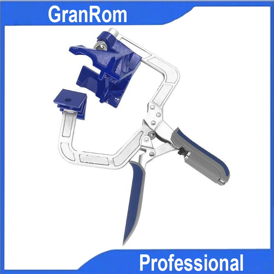 

Multi-functional Angle Punch Fixer 90° Right Angle Clip Clamping Fixer Woodworking Right Angle Fixing Tool