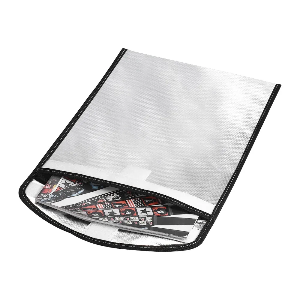 Fireproof Document File Bag Safe Storage for Home Office