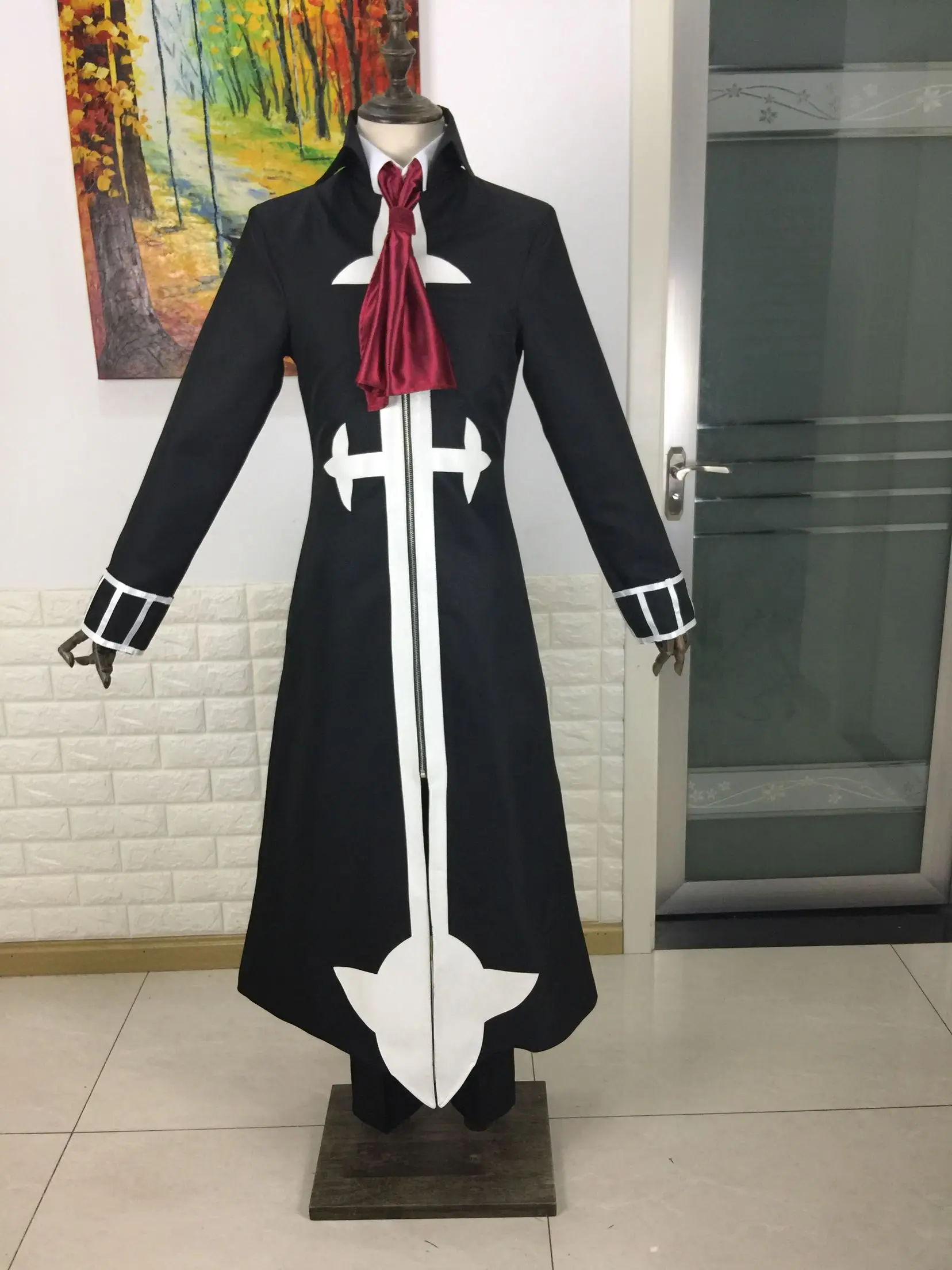 FGO Fate Grand Order-disfraz para hombre, conjunto completo para Halloween, hecho a medida, con peluca y zapatos