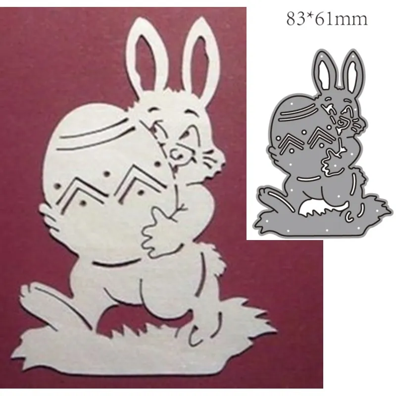 Metal Cutting Dies Cut Mold Animal Bunny and chicken Decoration Scrapbook Paper Craft Knife Mould Blade Punch Stencils