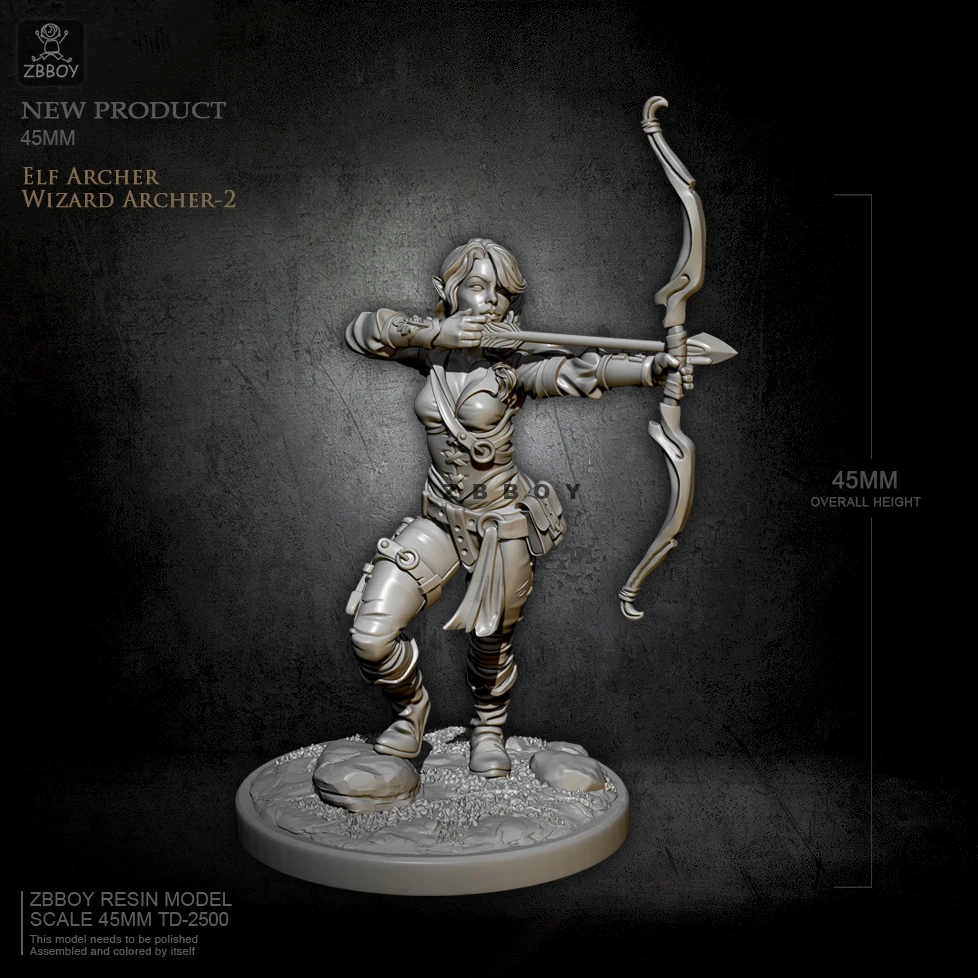 

45mm Resin figure model kits self-assembled TD-2450