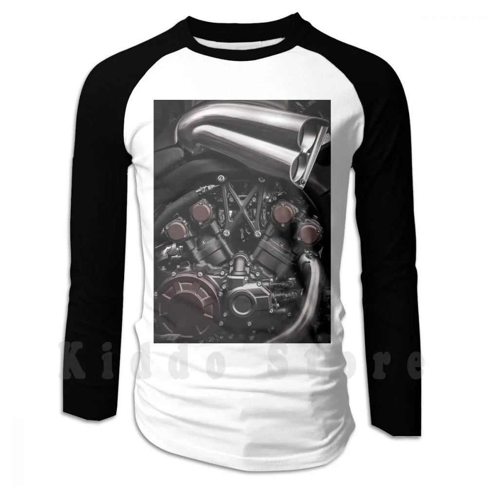 Vmax Hoodies Long Sleeve Vmax Bike Motorcycle Motorbike Selective Colour Selective Color V4 1700cc 2 Wheels Black