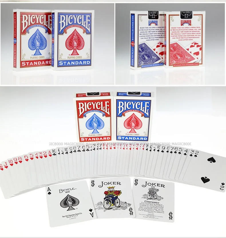 Bicycle Rider Back Standard Index Playing Cards Red/Blue Deck Card Games Hobby & Collectibles