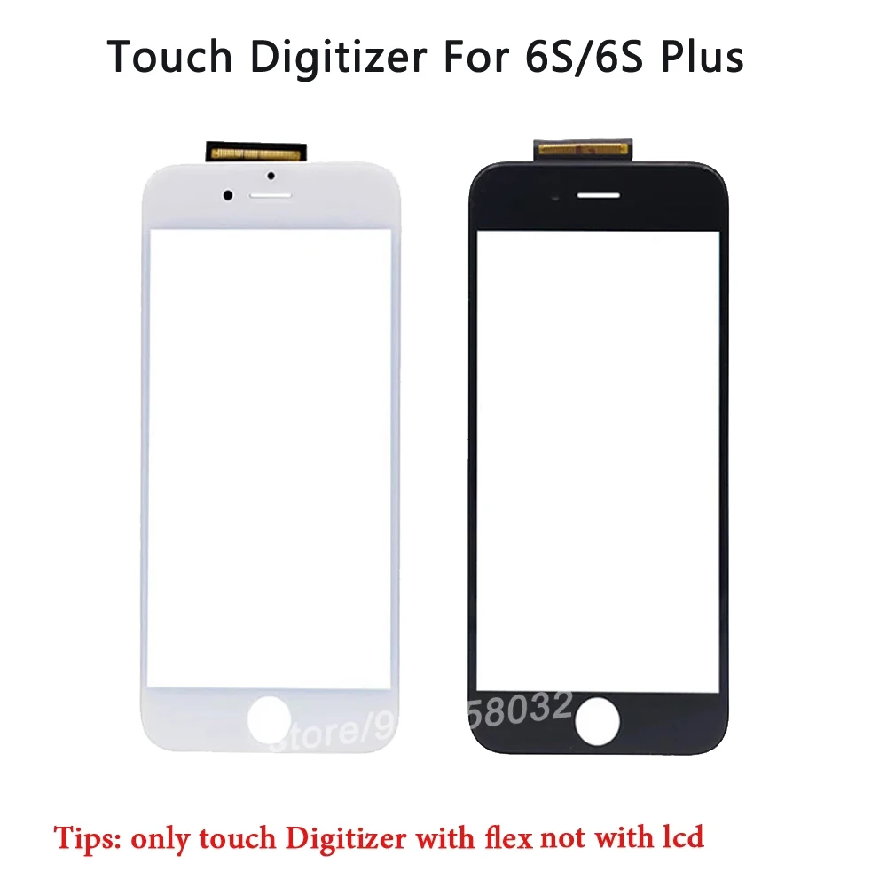 Front Touch Digitizer For iPhone 5C 5S 6Plus 6S Plus 7Plus Touch Glass For iPhone 6 Touch Panel Digitizer With Holder Frame Flex