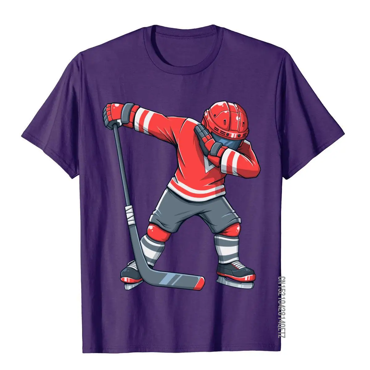 Funny Boy Kid Ice Hockey Dab Apparel Dabbing Player Youth T-Shirt Personalized Cotton Adult Tees Normal New Design T Shirt