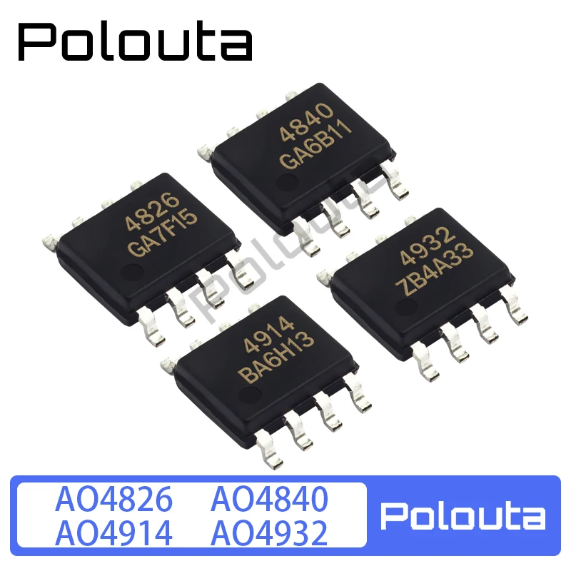 10 Pcs AO4840 SOP8 SMD Field Effect Transistor Patch Packages Multi-specification Arduino Nano Diy Electronic Kit Free Shipping