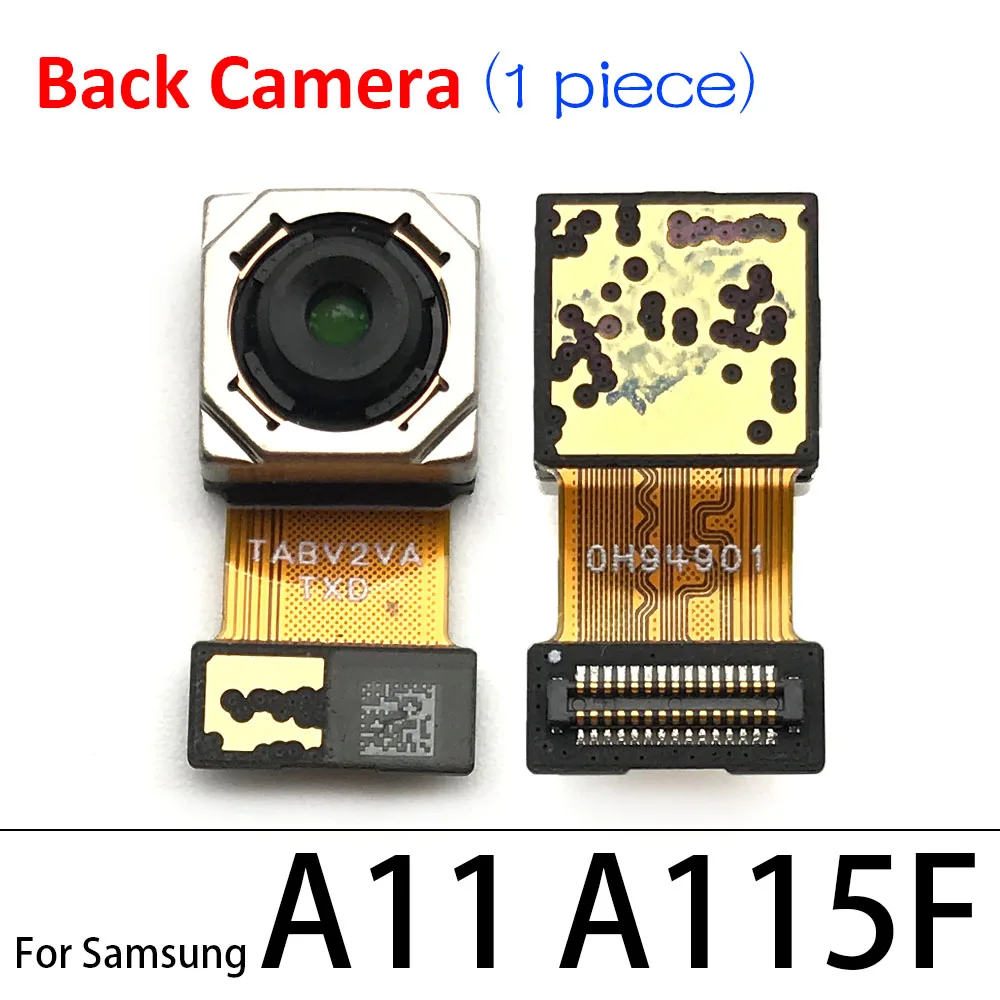 New Front Camera Module For Samsung A11 A21S A31 A41 A71 A10s A20s A50s Main Rear Back Camera Flex Cable Replacement Parts