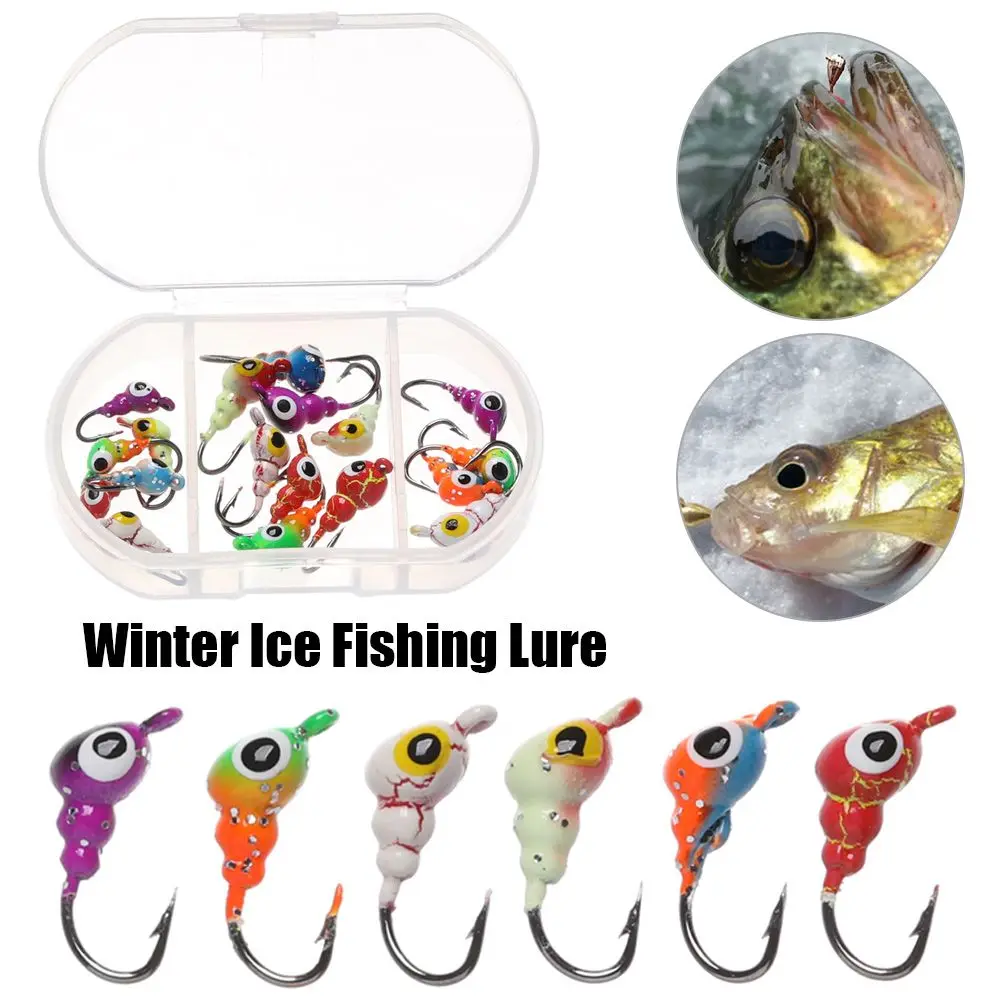 High Quality Walleye Jigging Ants Shaped Winter Ice Fishing Lure AD-Sharp Lead Hard Hook