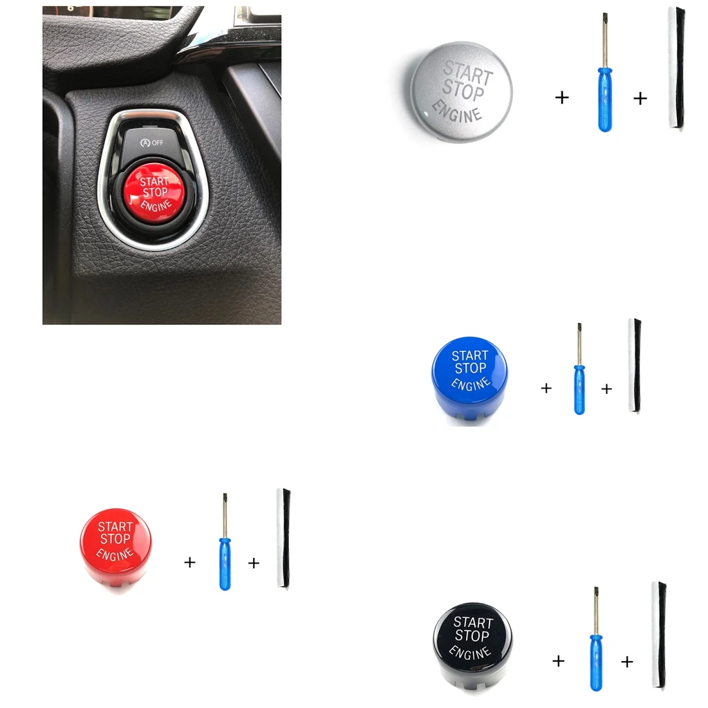 

Car Start Stop Engine Button Knob Switch Cover Cap Replacement For BMW F87 F80 F82 F22 F23 F30 G F Chassis Series