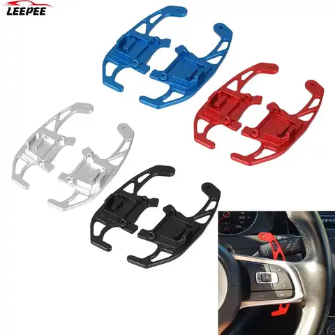 자동차 스티어링 휠 DSG 시프트 패들 익스텐더 도구 VW 골프 7 GTI GTD GTE MK7 POLO Scirocco 용 인테리어 자동차 액세서리