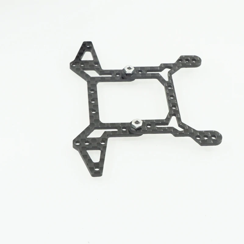 home made tamiya mini 4wd part carbon hanging front body lantern light weight dumper plate for MS MSL chassis 1/32 scale model