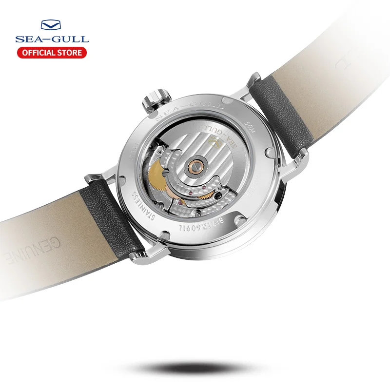 Neue Möwe Herren automatische mechanische Uhr offizielle authentische Bauhaus Business lässige mechanische Armbanduhr 819.17.6091