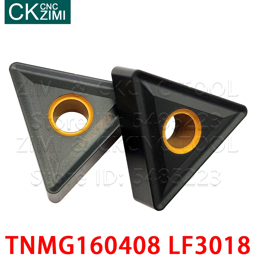 TNMG160404 LF3018 TNMG160408 LF3018 كربيد إدراج الخارجية تحول أداة نك مخرطة معدنية قطع أداة TNMG للحديد الزهر