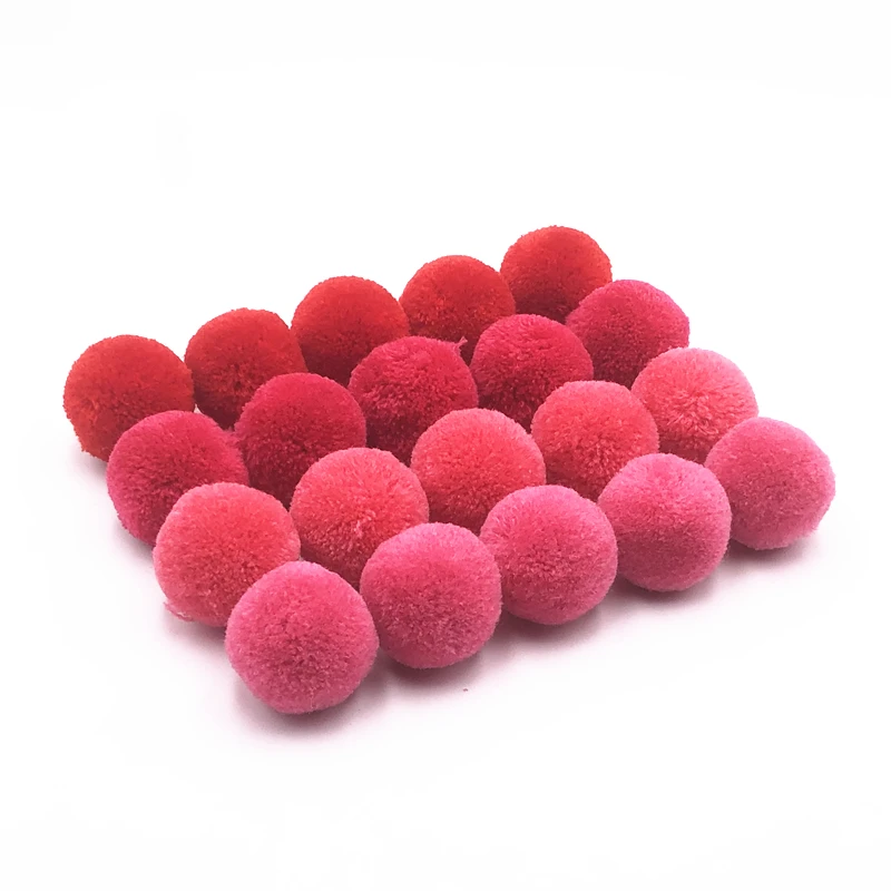 15mm/20mm/25mm/30mm/40mm/50mm Multi Size Mix Match Soft Pompones Fluffy peluche artigianato fai da te pompon Ball cucito decorare accessori