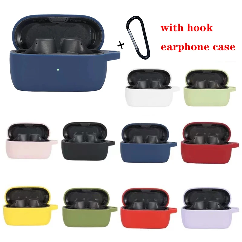 Para Jabra Elite 3 funda de Color sólido a prueba de golpes de silicona protectora para auriculares fundas para Jabra elite3 carcasa suave para caja de auriculares