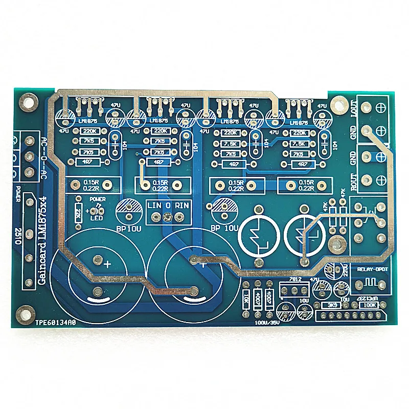 

LM1875 power amplifier PCB GC version 4 IC Does not contain any components