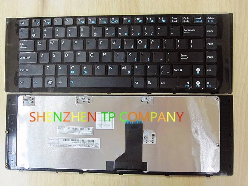 New laptop keyboard  ForASUS A40 A40J A40D A40DE A40E A40EI A40EP A40EI A40EP Service US BLACK WHITE US Layout