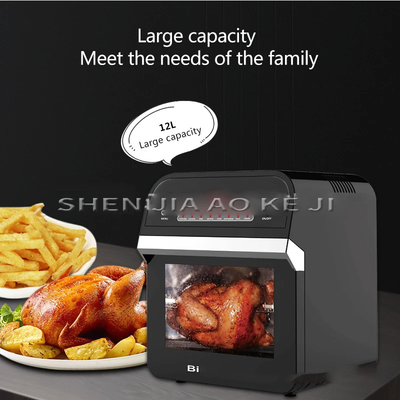 家庭用電気オーブン 12L 大容量多機能エアフライヤー専用オーブン キッチン用