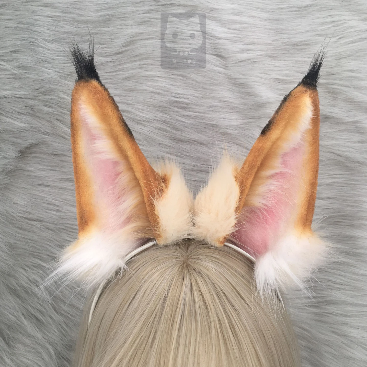 MMGG New Leptailurus serval Schreber Animal style Ears hairhoop for anime lolita cosplay costume accessories