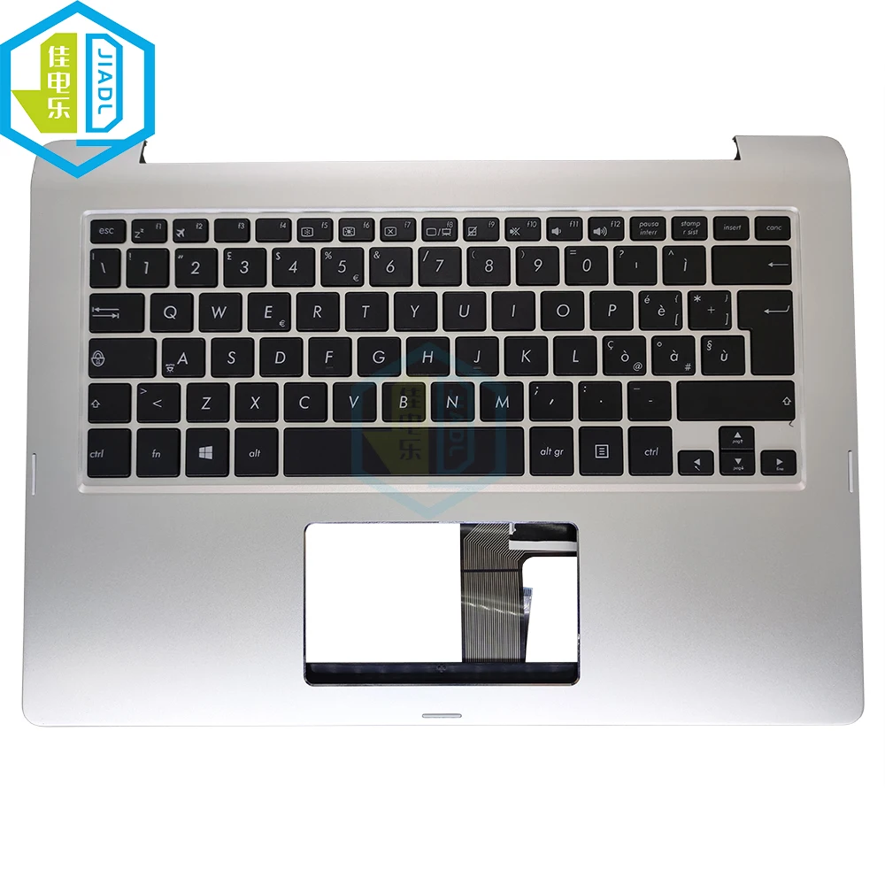 

Italian Laptop Palmrest Keyboard For Asus TP300 TP300LA TP300LG TP300LD TP300LJ IT Euro Keyboards Silver C Shell 0KNB0-3120IT00