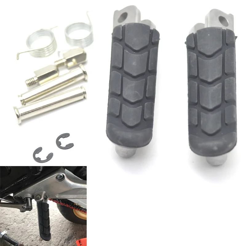 Motorcycle Front and Rear Footrests Foot pegs For CBR250 MC19 MC22 CBR400 CBR929 954 NSR250 NSR50 NSR80 CB50R NSF100 VFR750R