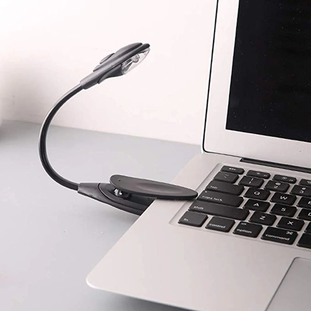 แบบพกพาอ่านหนังสือ LED โคมไฟคลิปบน Bendable Clamp LED Light สำหรับอ่านหนังสือสำหรับ Home